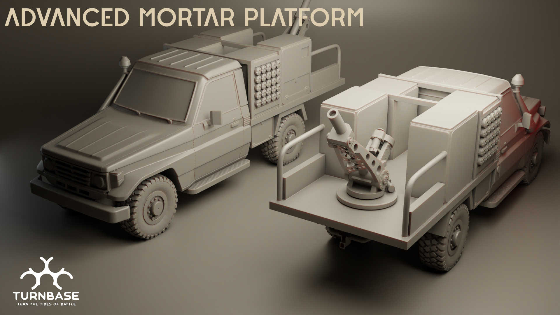 TurnBase Miniatures: Advanced Mortar Platform