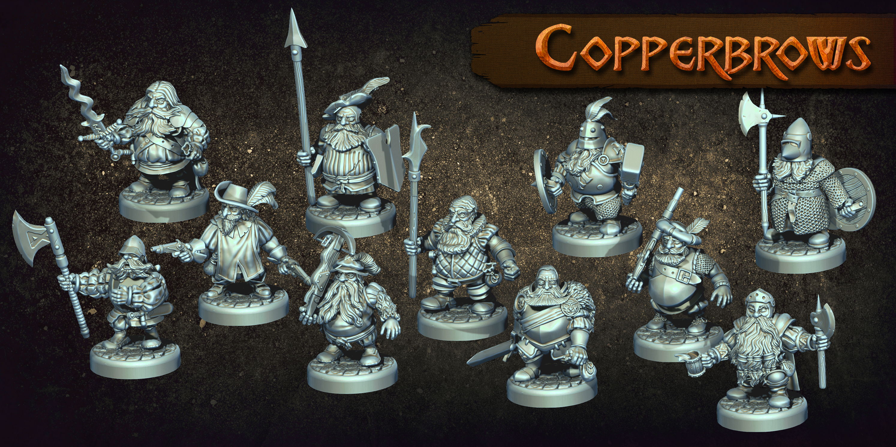 Dwarf crew from clan Copperbrow