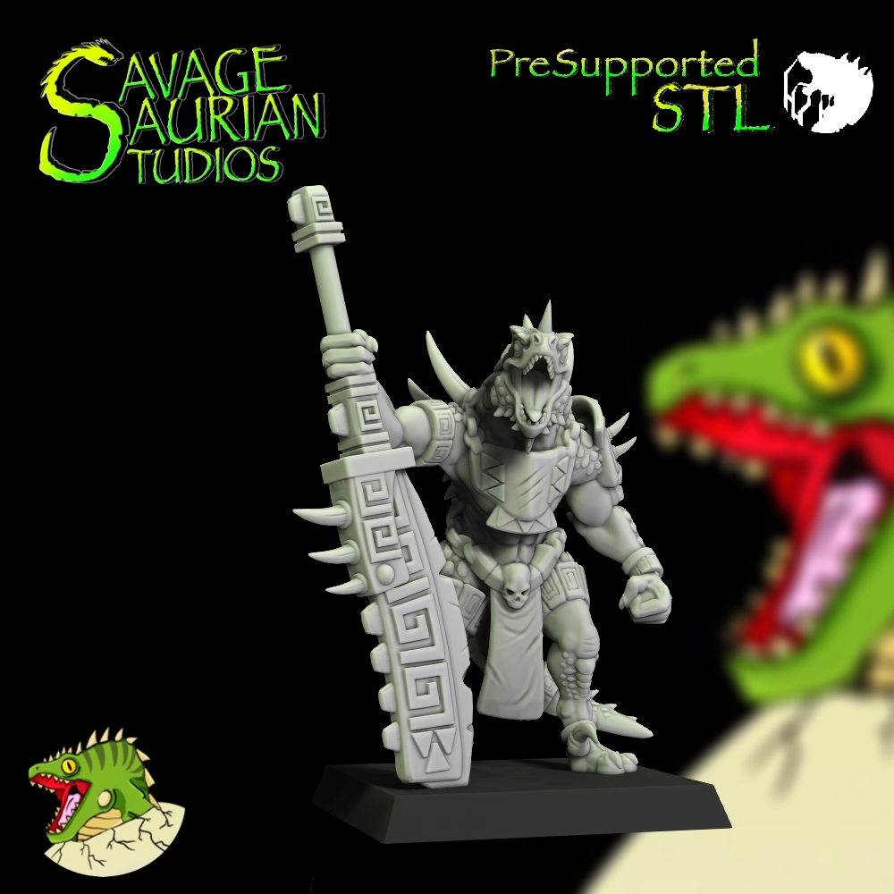 Iguanisaur Oldclaw Monster Hunter - Lizardmen
