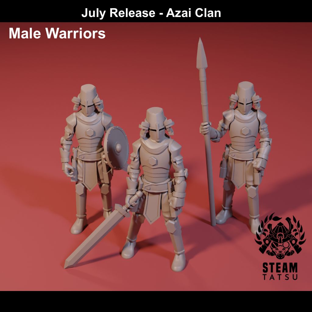 Azai clan - Male Warriors