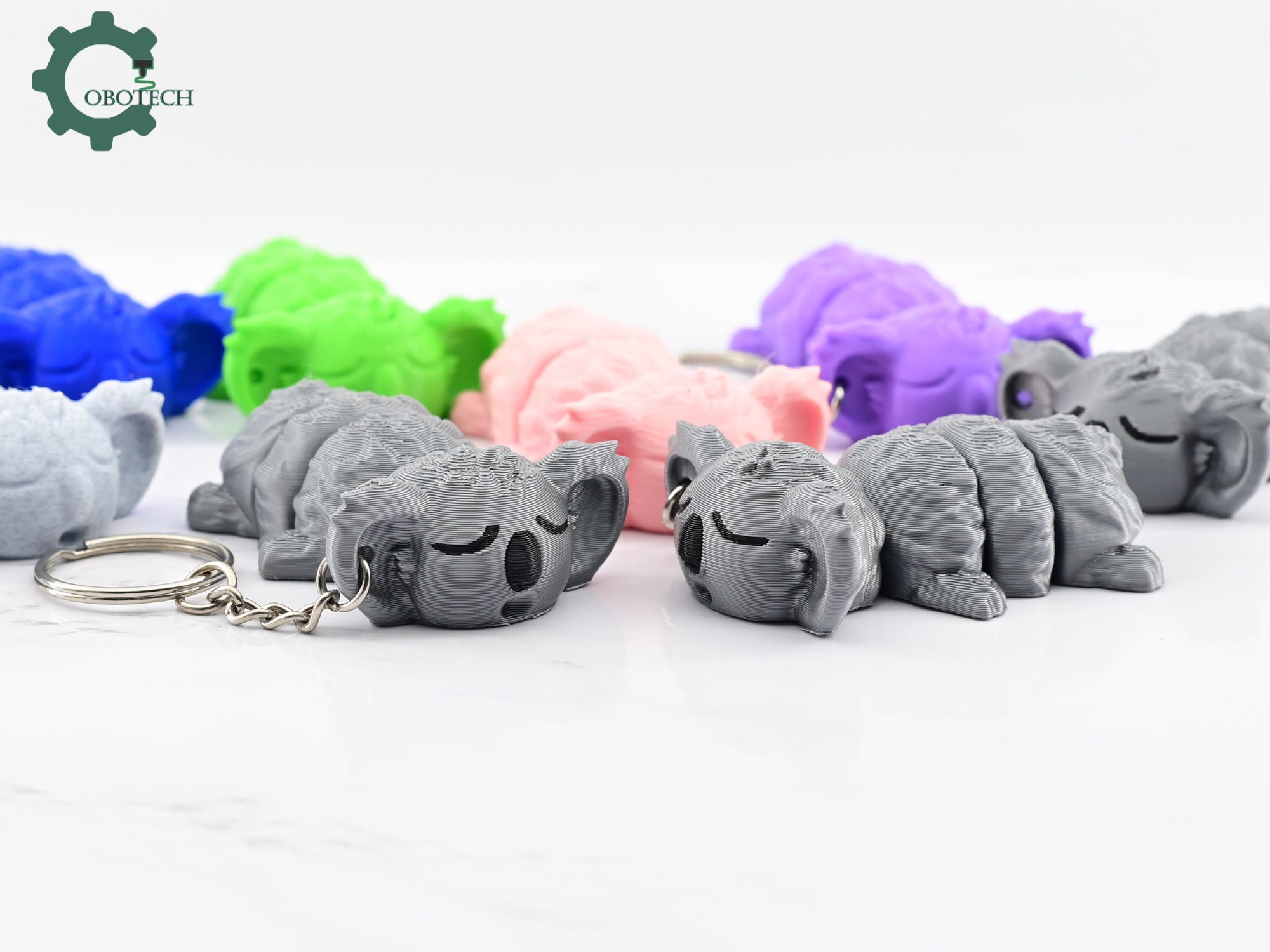 Cute Articulated Koala Keychain by Cobotech - Cobotech backpack keychain - unique adorable keychain gifts
