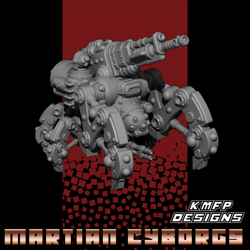 Martian Cyborg Driftcrawler V2 Artillery