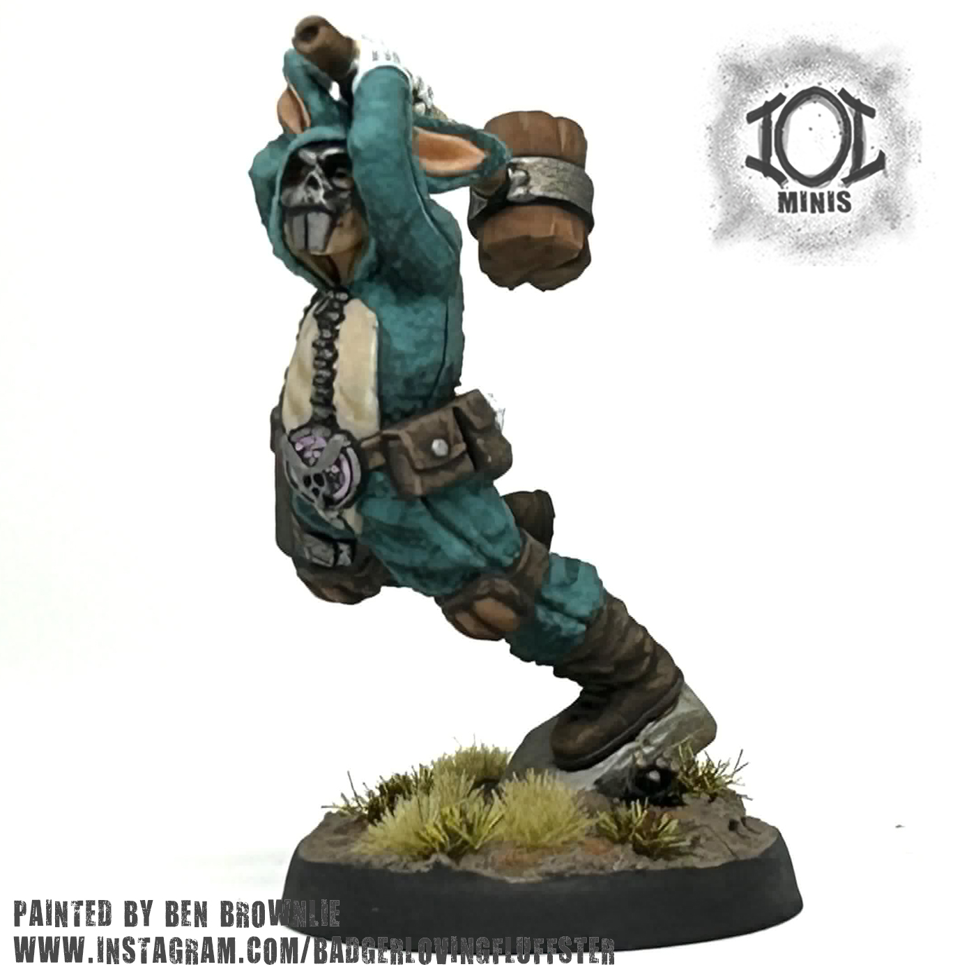 Fuzzy, Bunny Clanner with Hammer
