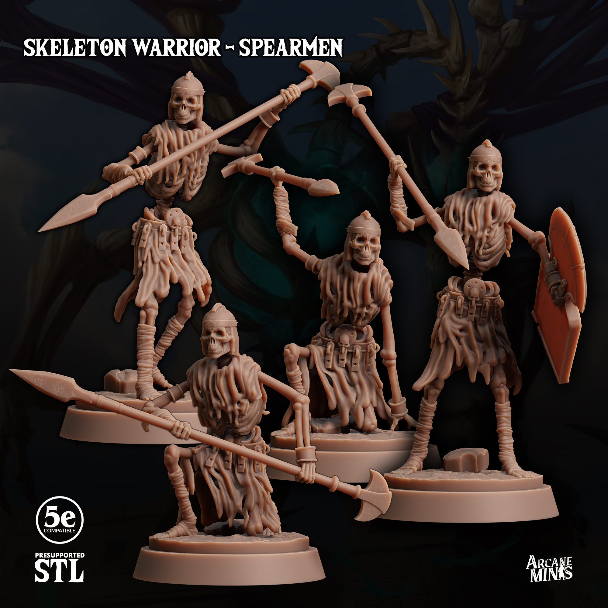 Skeleton Warrior - Spearmen