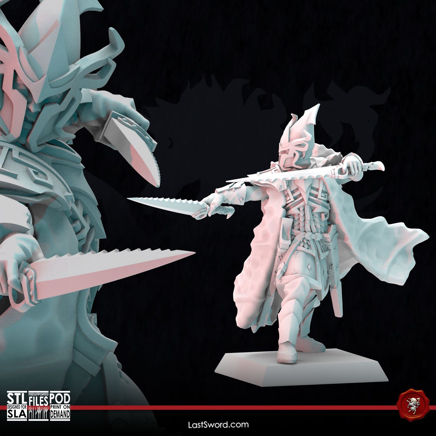 Triarchy’s Captain | Pre-Supported | 30mm Fantasy