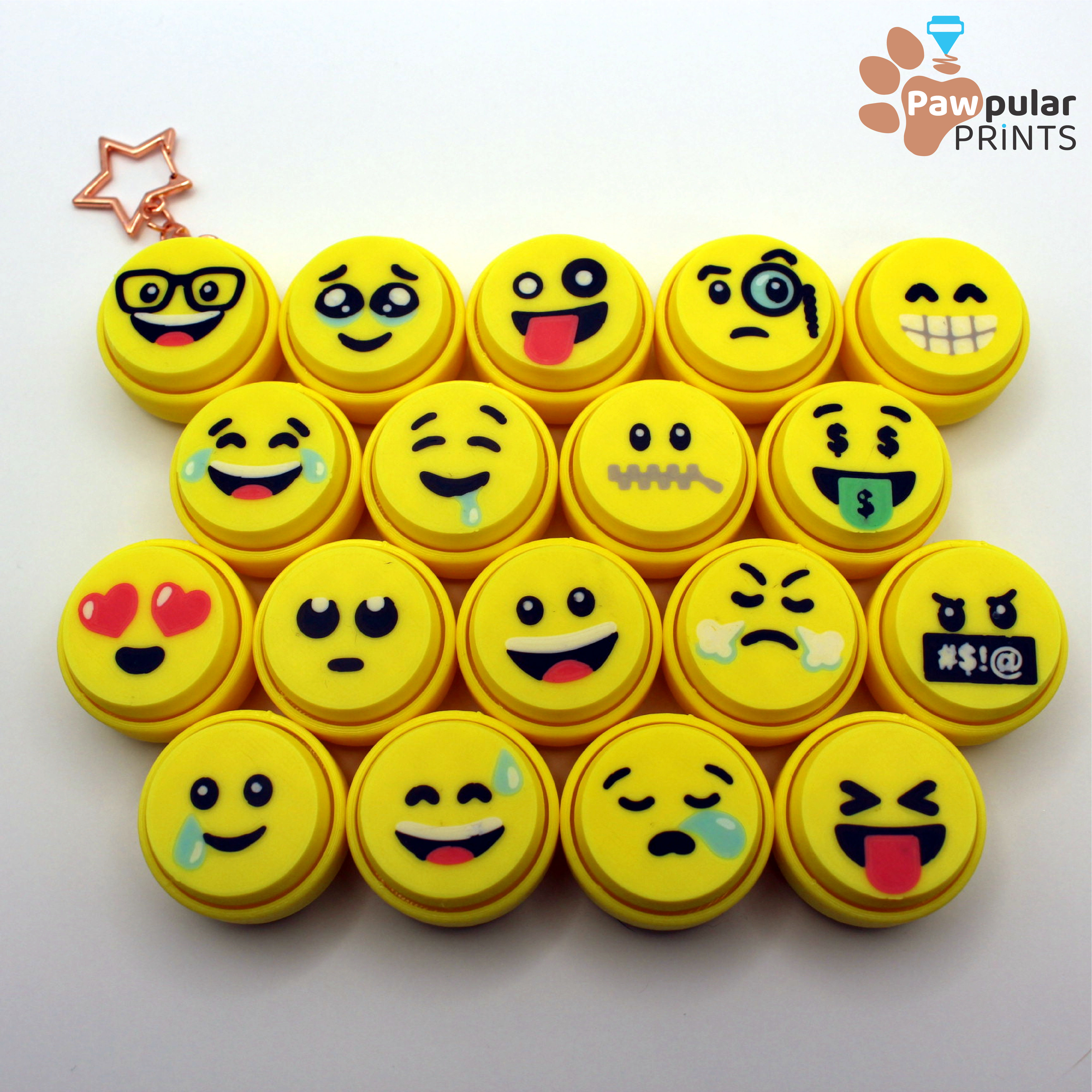Emotional Clickers, Advanced Pack 1 - Fidget Keychain [Private Use Only]