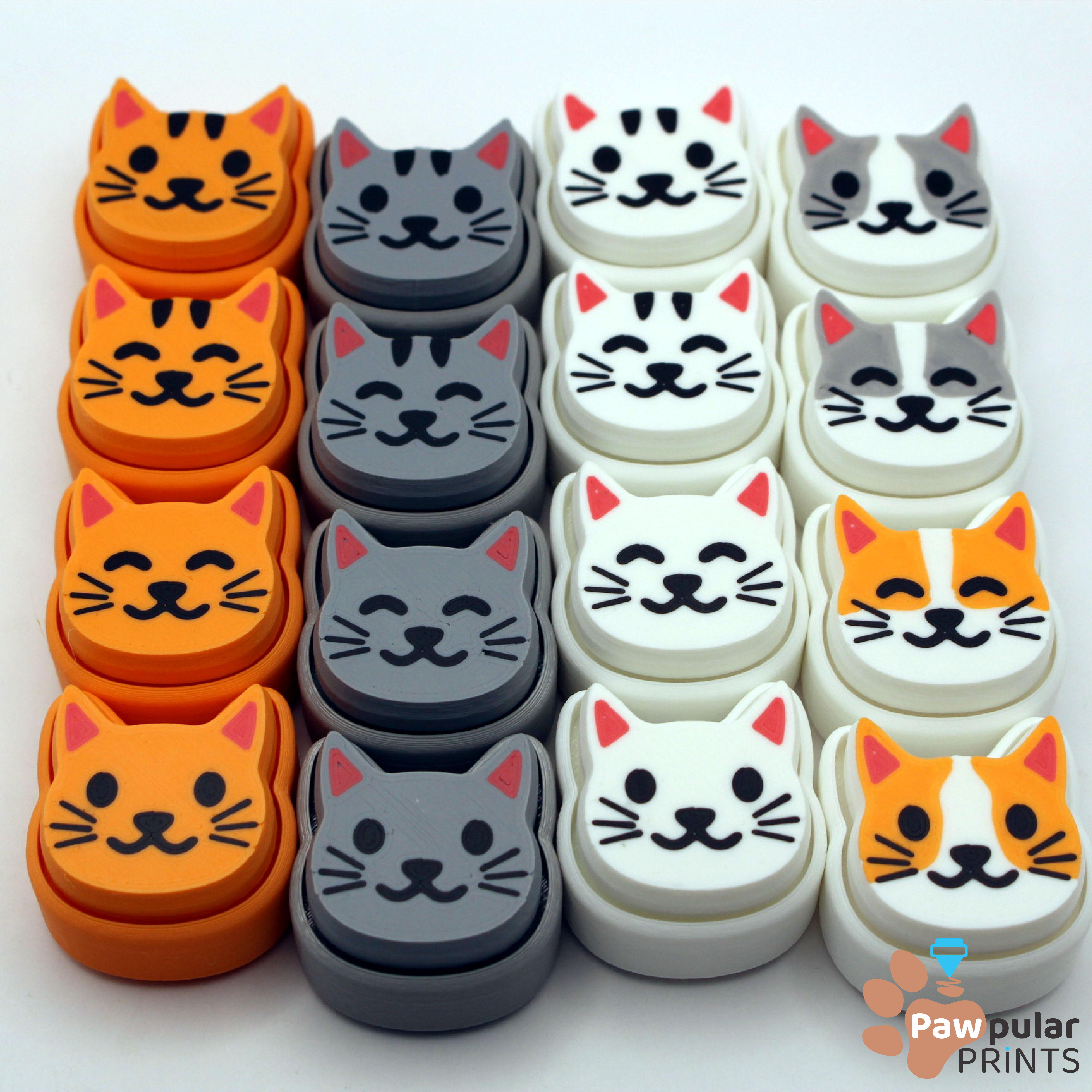 Kitty Clickers, Multi-Pack - Fidget Keychain [Private Use Only]
