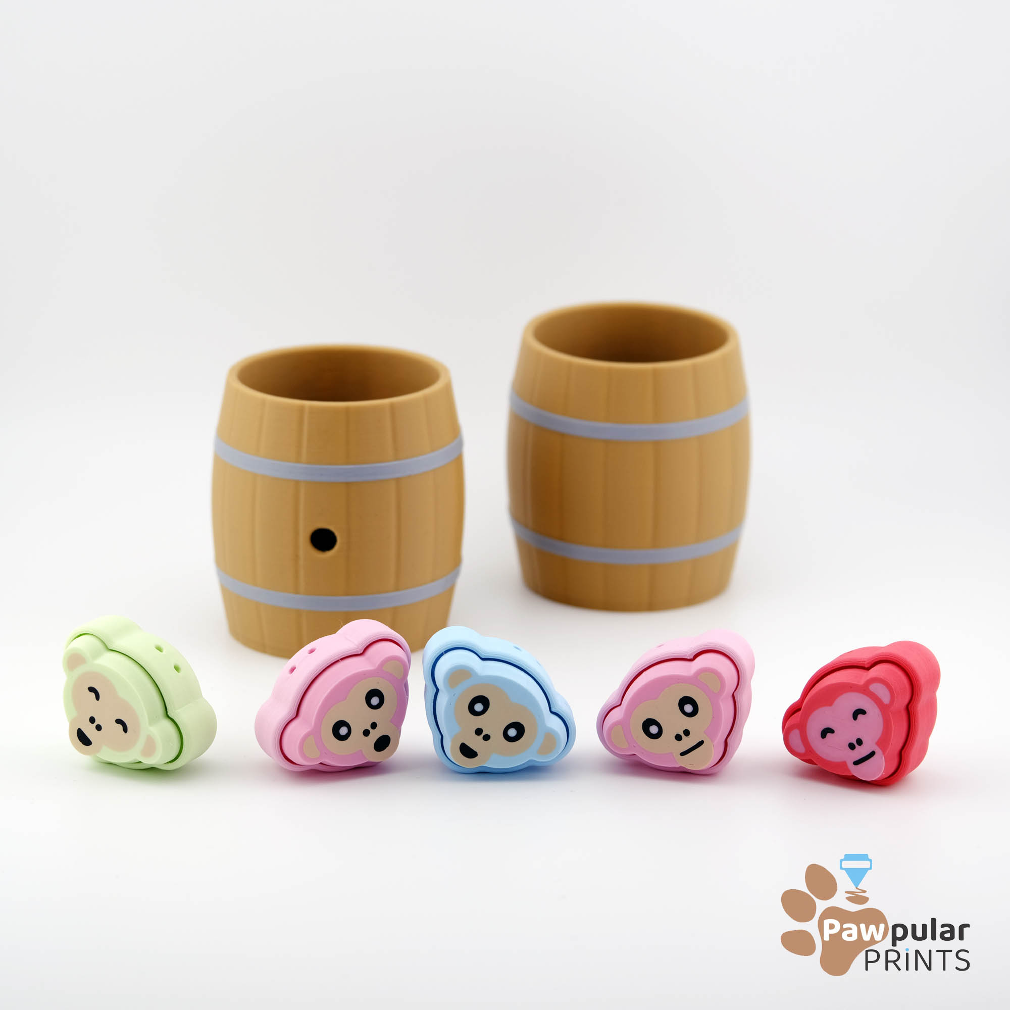 Barrels of Fun, Fidget Clickers - Fidget Keychain [Private Use Only]
