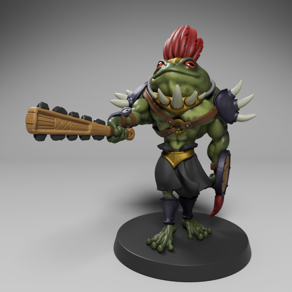 Frogfolk fighter