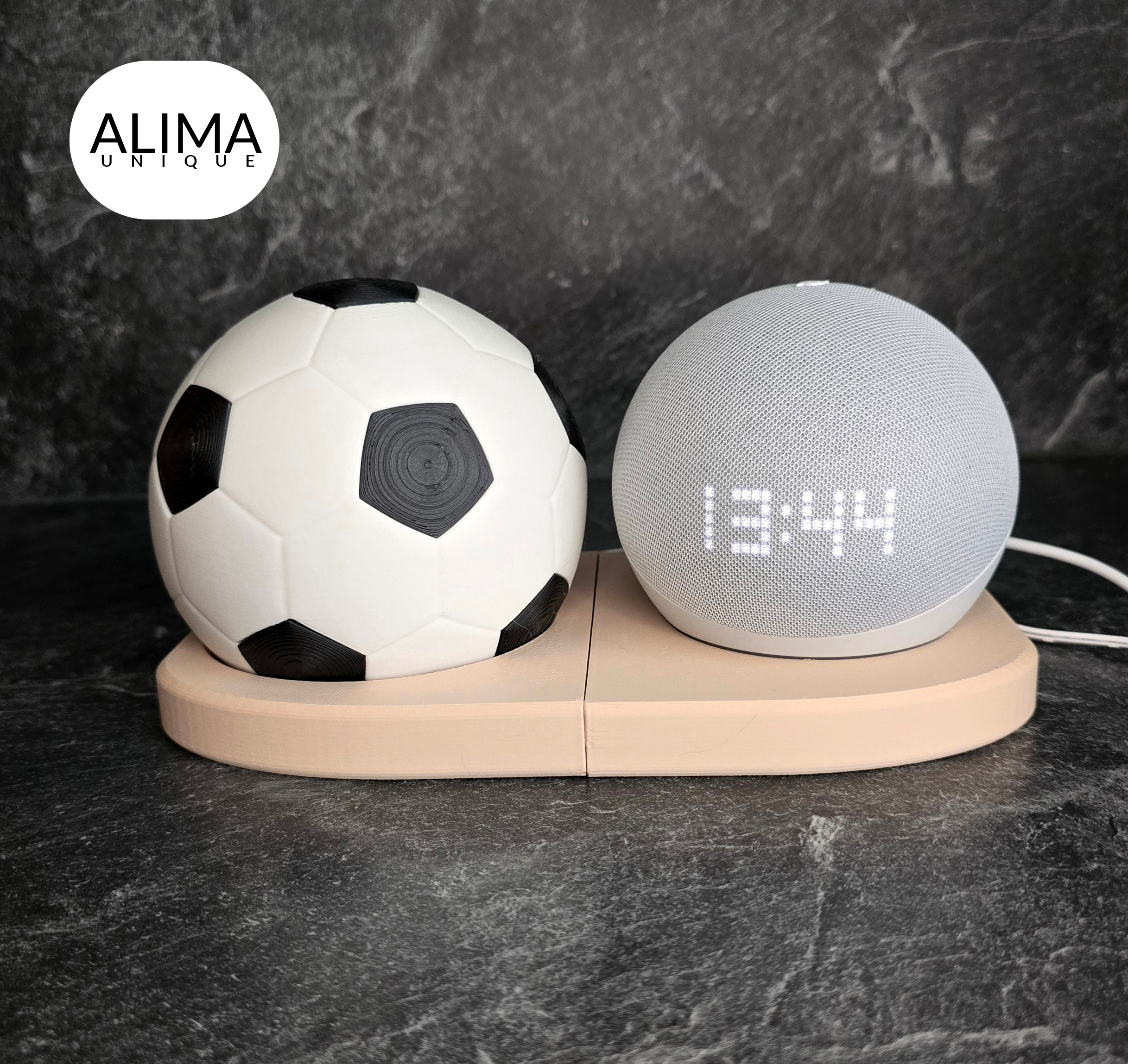 Football light station - Alexa dot 5, 3, homepod mini