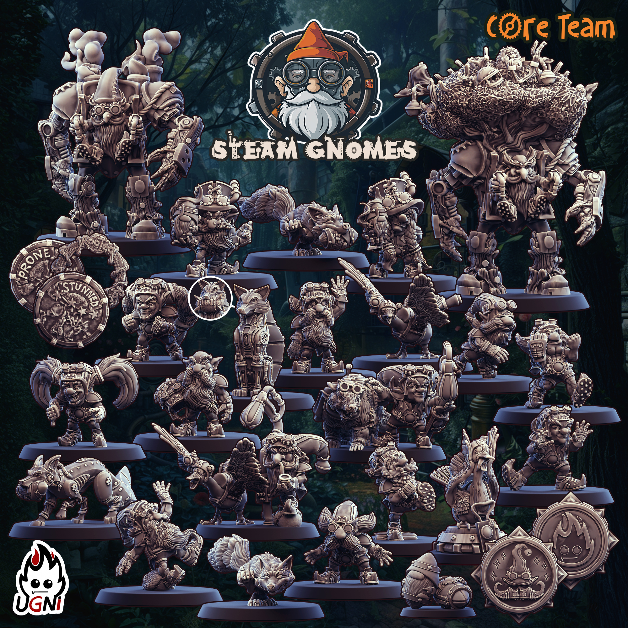 Steam Gnomes - Gnome - UGNI - Fantasy Football