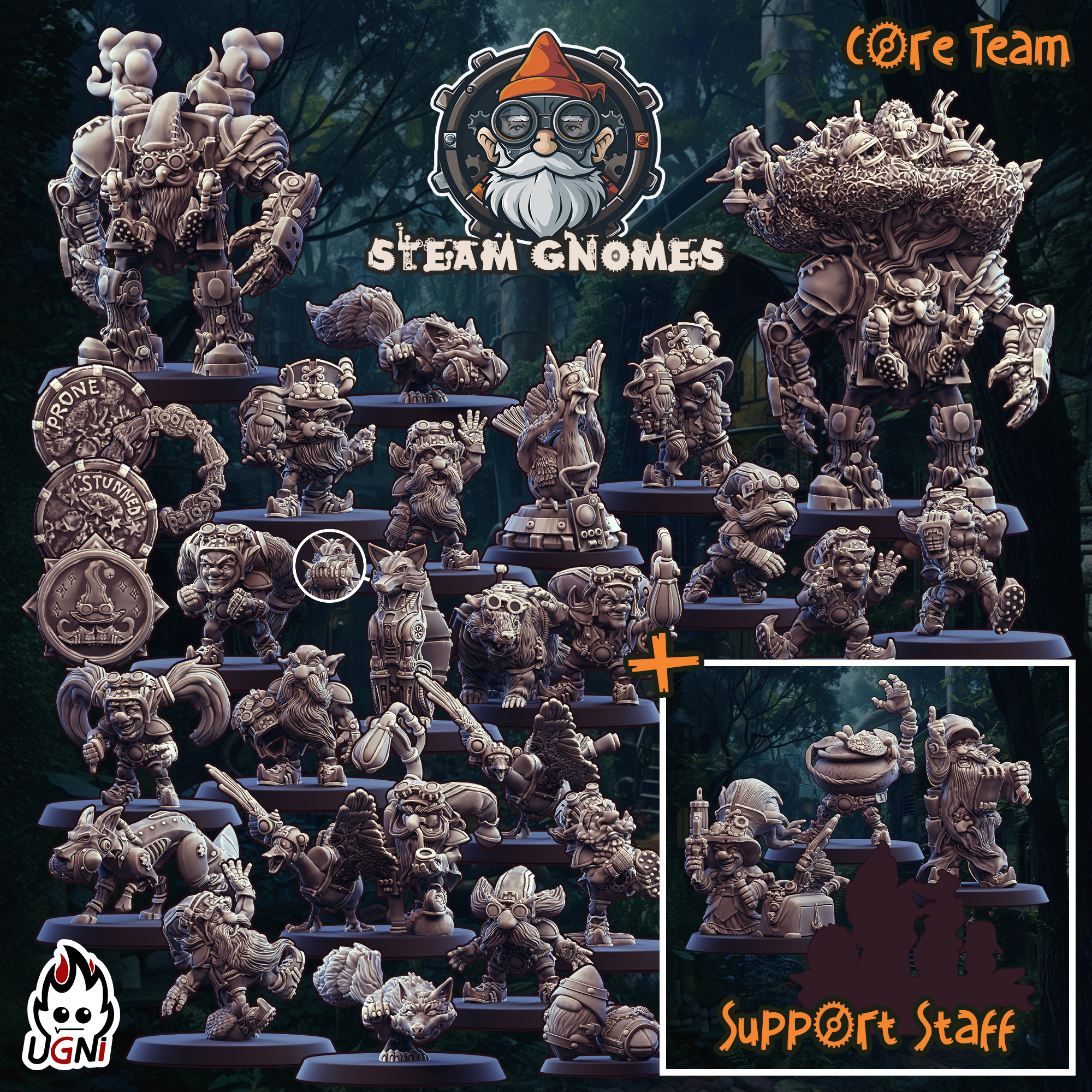 Steam Gnomes - Gnome - UGNI - Fantasy Football - Expanded