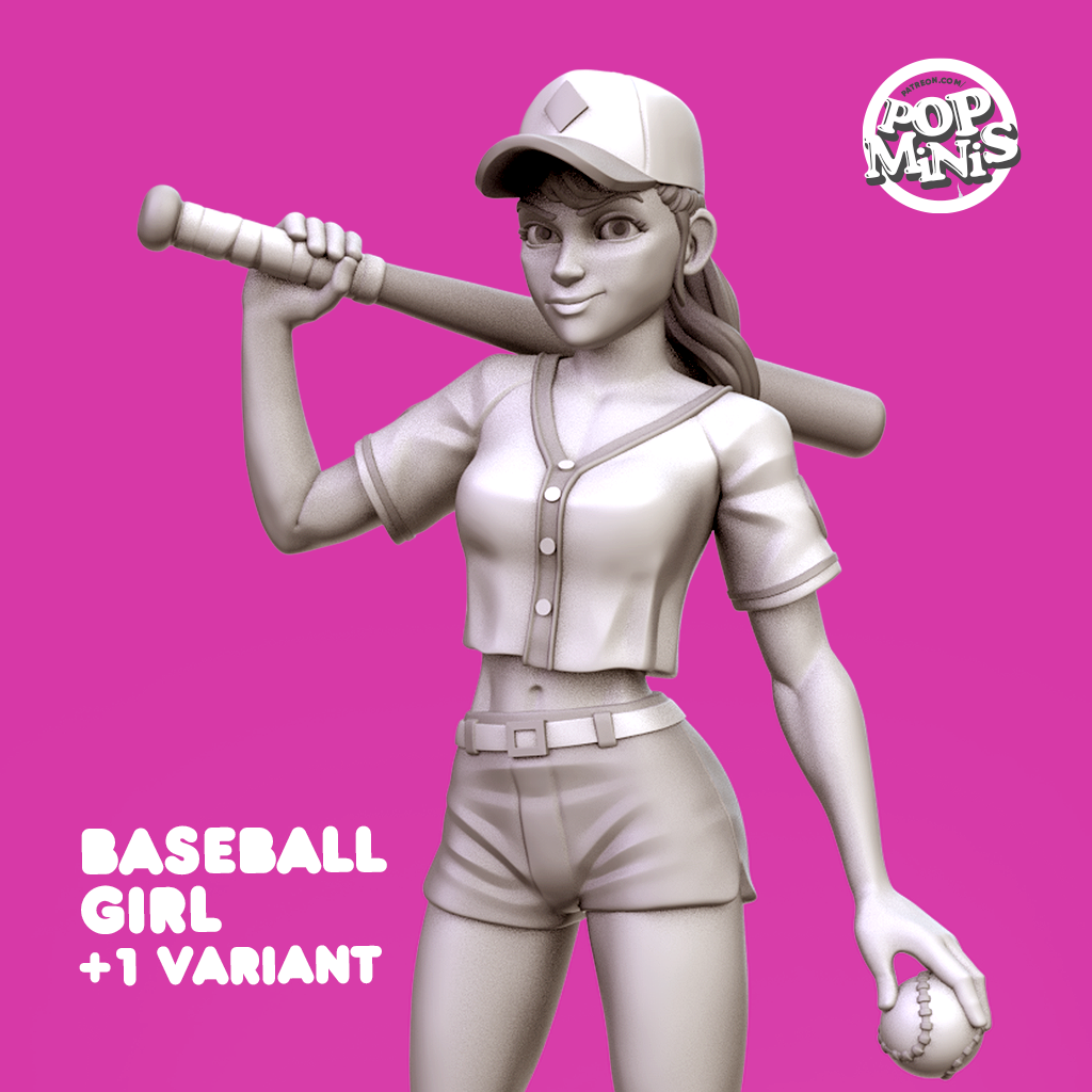 Baseball Girl by PopMinis
