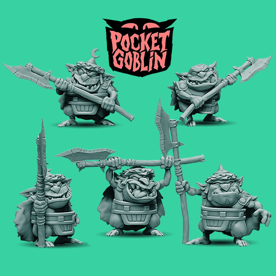 Goblins with Halberds - PocketGoblin