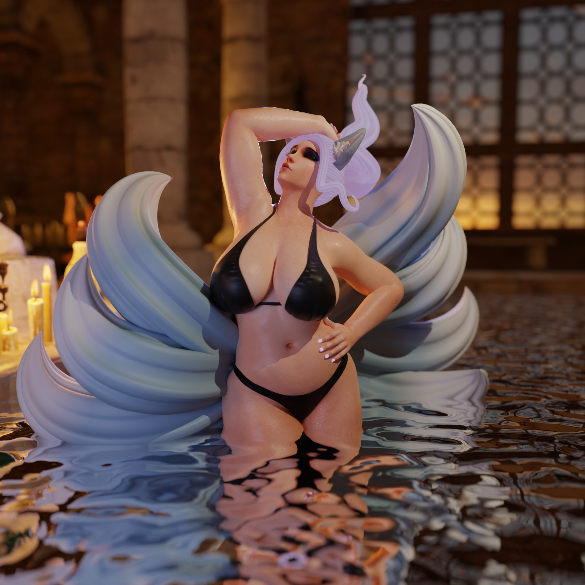 Azura - Fox Girl - presupported - QB Works