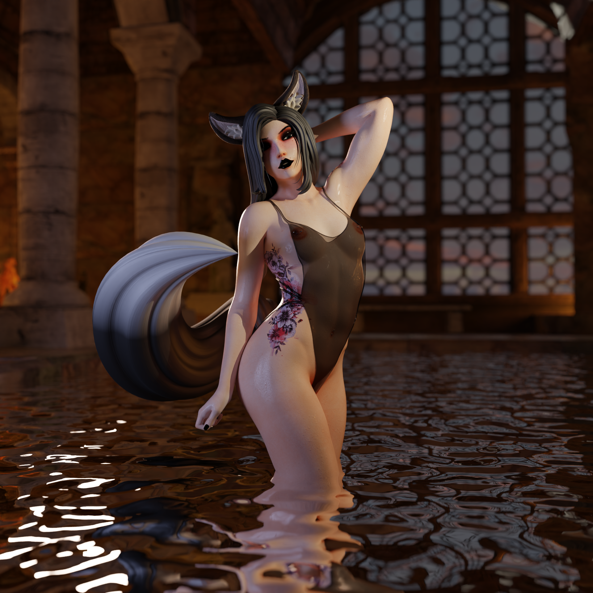 Nivara - Fox Girl - presupported - QB Works