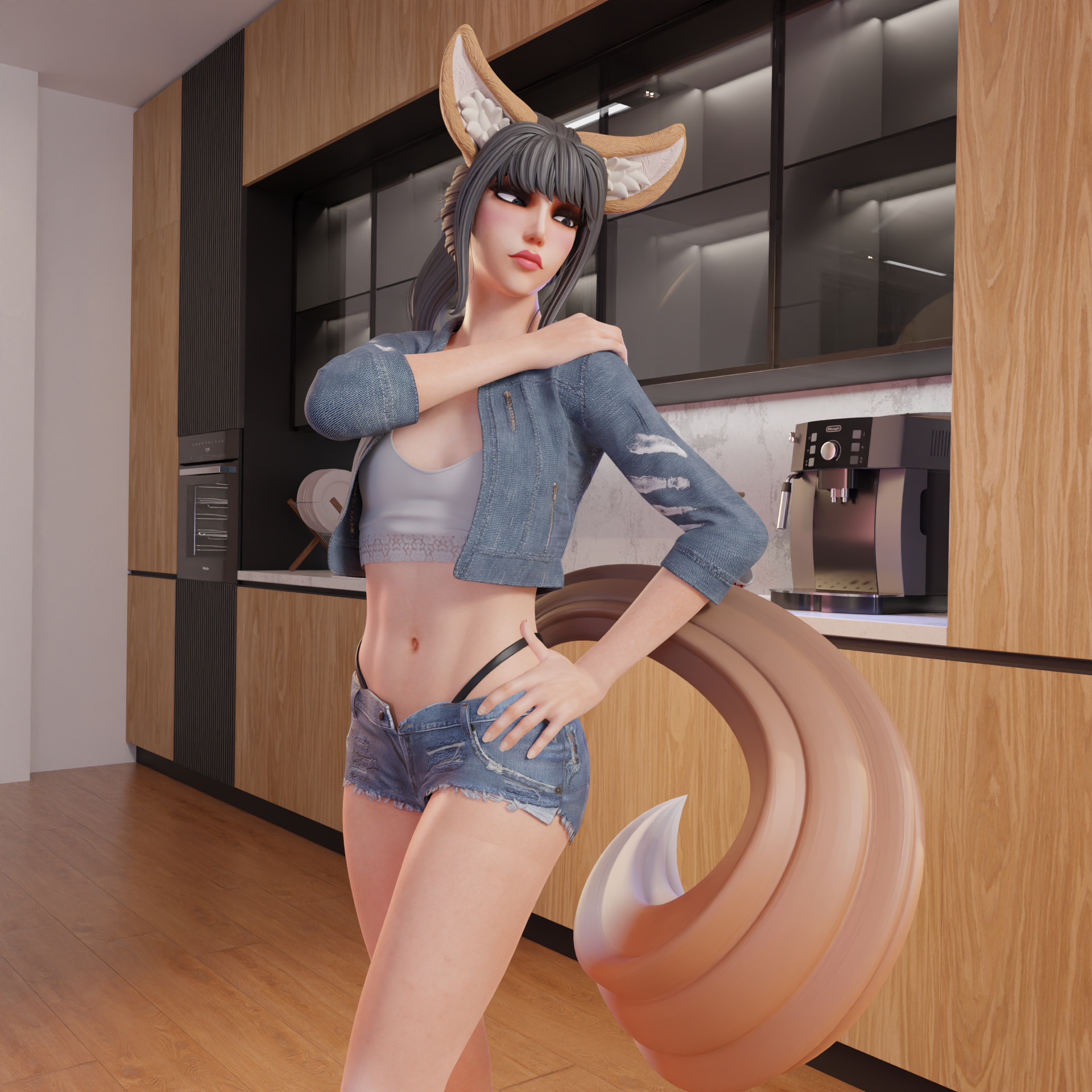 Zoey - Fox Girl - presupported - QB Works