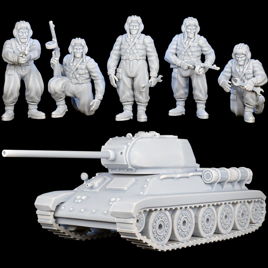 Tank Crew - WWII Red Army Kickstarter