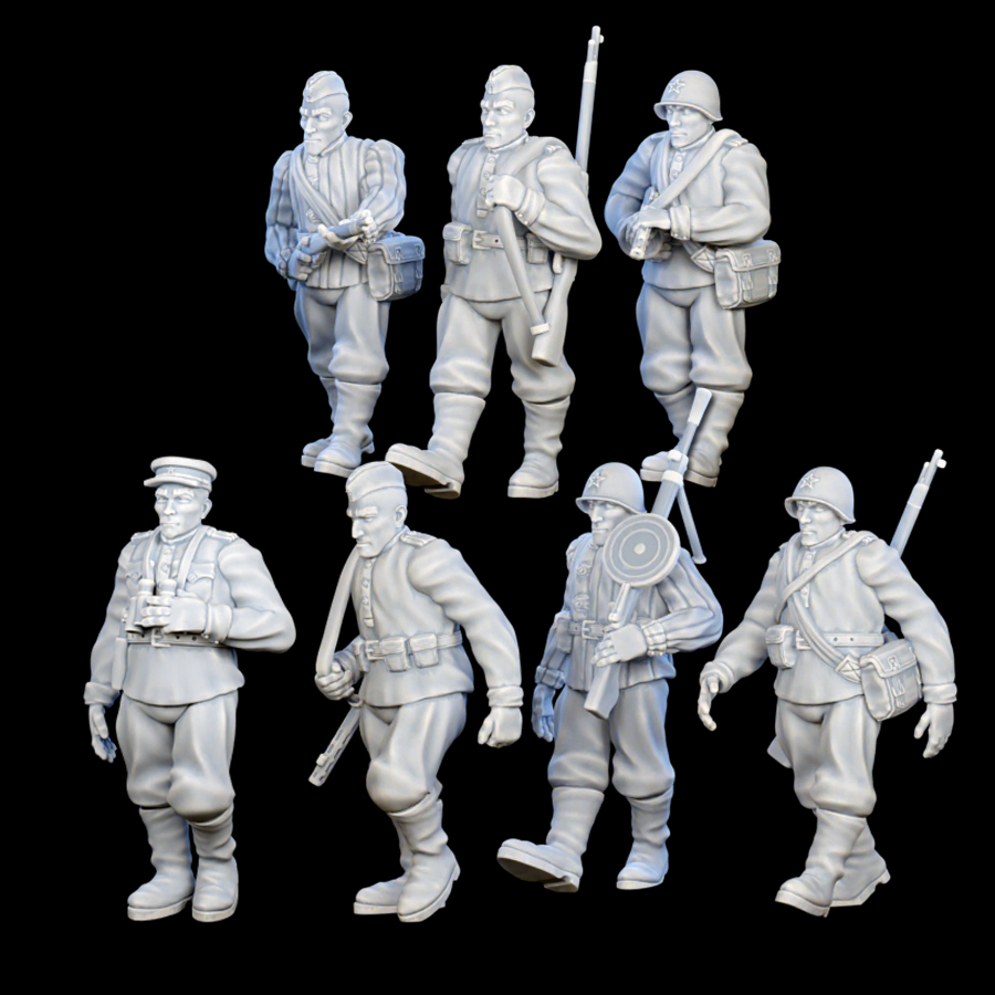 Patrolling Soldiers - WWII Red Army Kickstarter