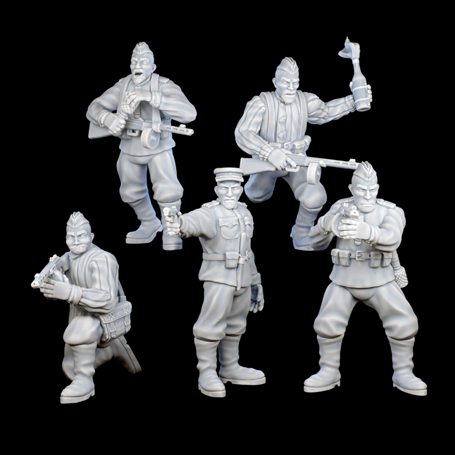 Submachinegunners - WWII Red Army Kickstarter
