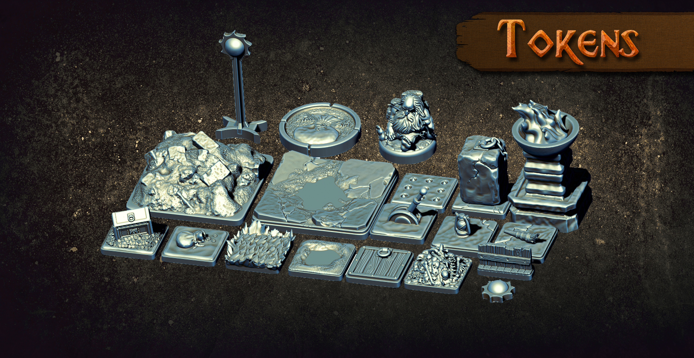 Tokens for Torch & Shield