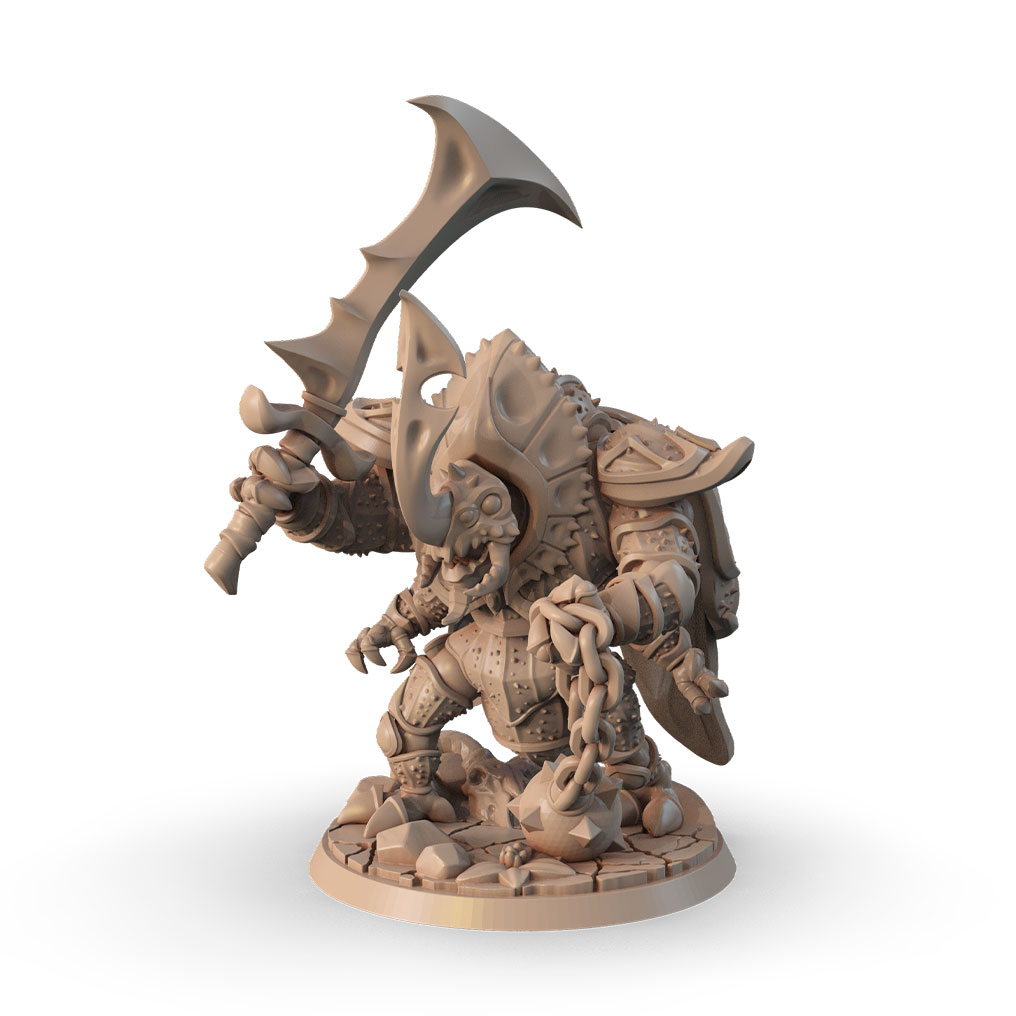 Dawnstrider Scarab with Sword and Chain
