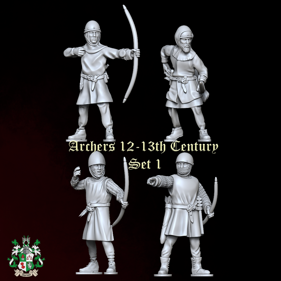 Archers 12-13th Century Set1