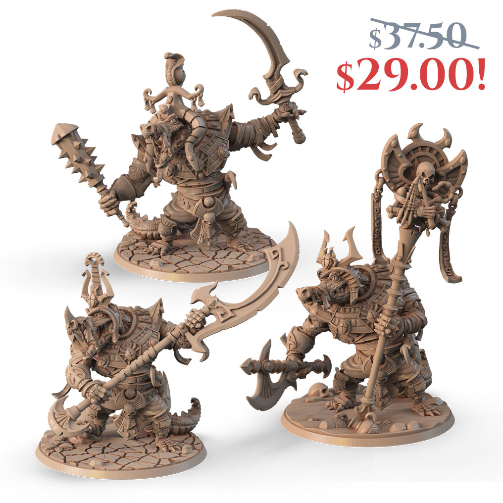 Mummy Crocodiles Set