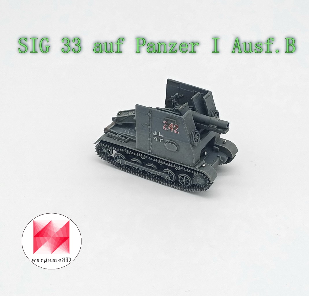 15 cm sIG 33 auf Panzer I Ausf.B (Sd.Kfz.101) - Sturmpanzer I Bison (Germany, WW2)