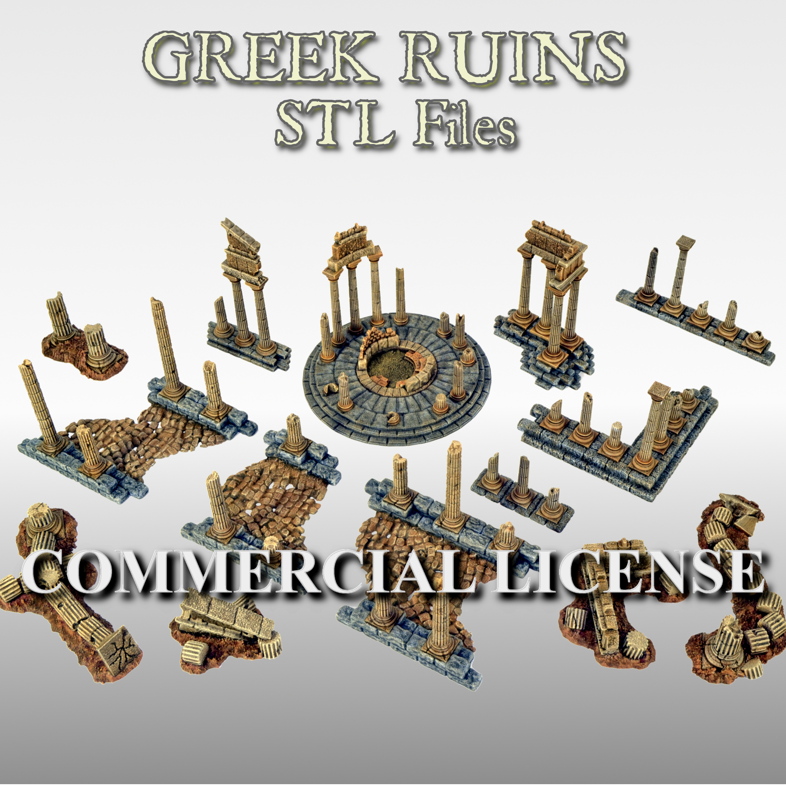 [Commercial License] Greek Ruins