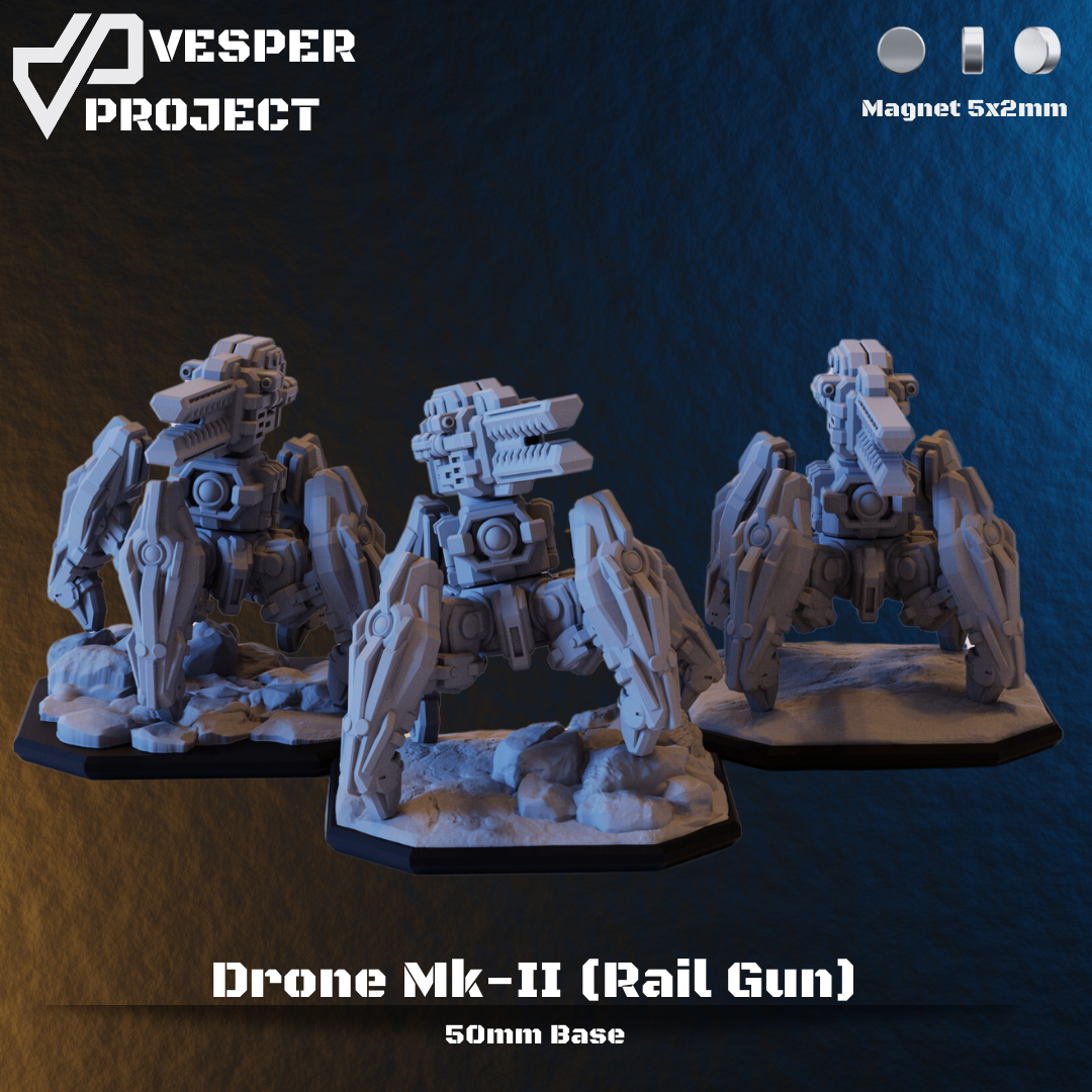 Drone Mk-II Rail Gun