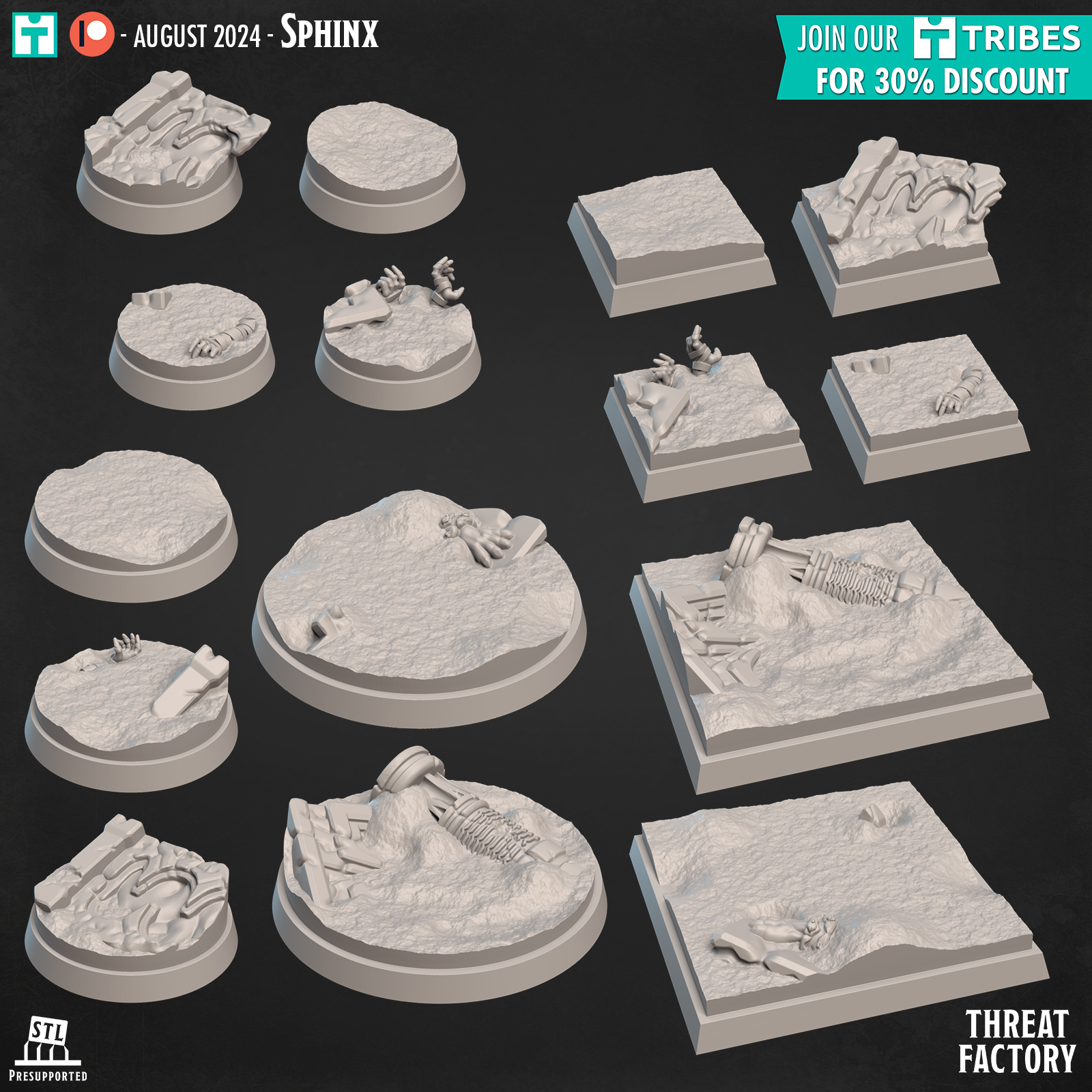 Desert temple bases