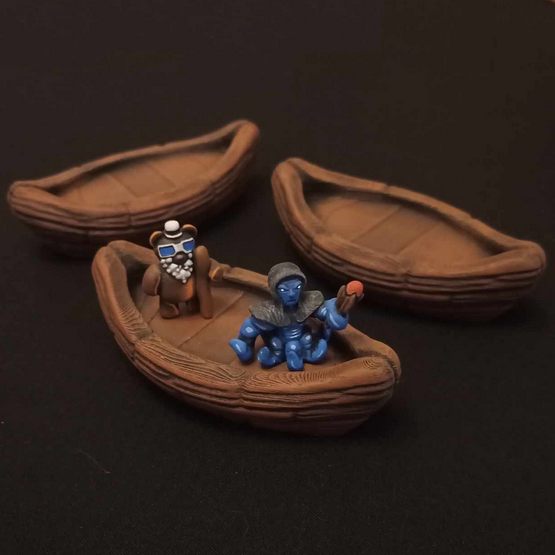 Wooden Boat - Supportless