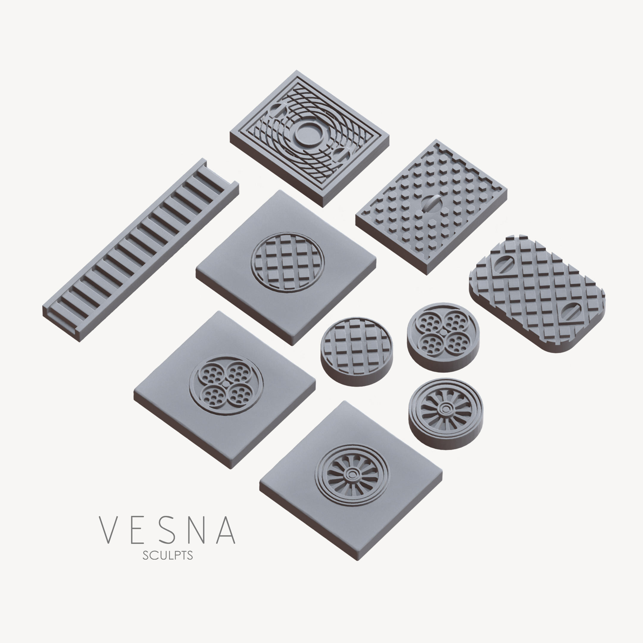 VICTORIAN CITY - MANHOLES & COALHOLES