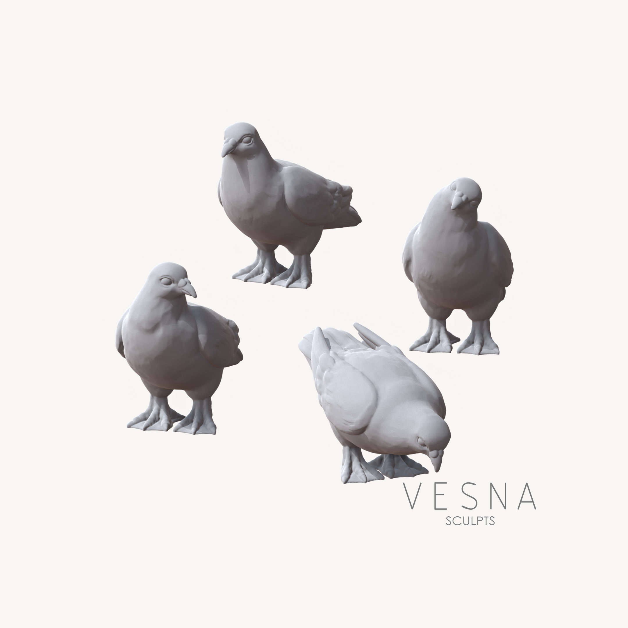 VICTORIAN CITY - PIGEONS
