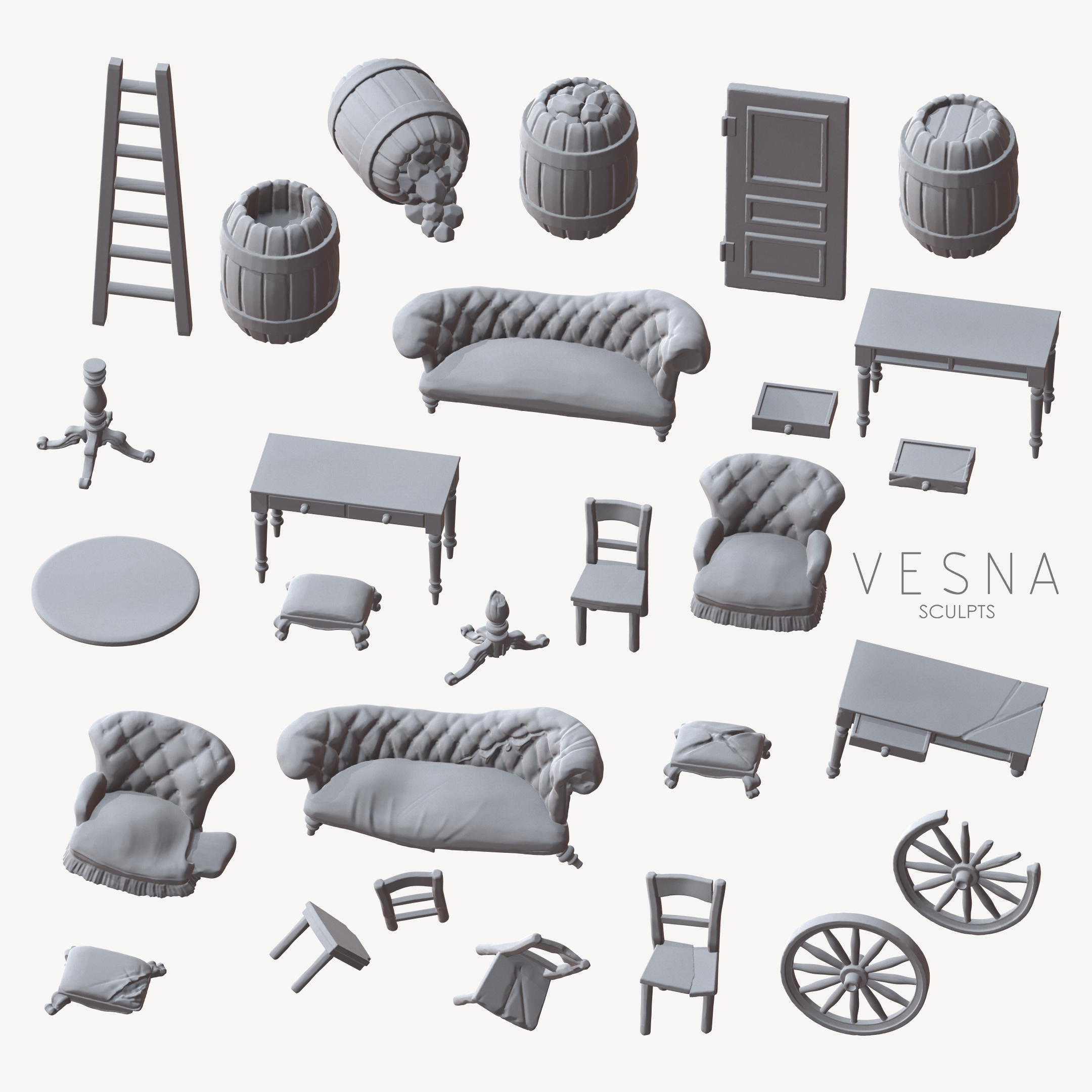 VICTORIAN CITY - FURNITURE PACK