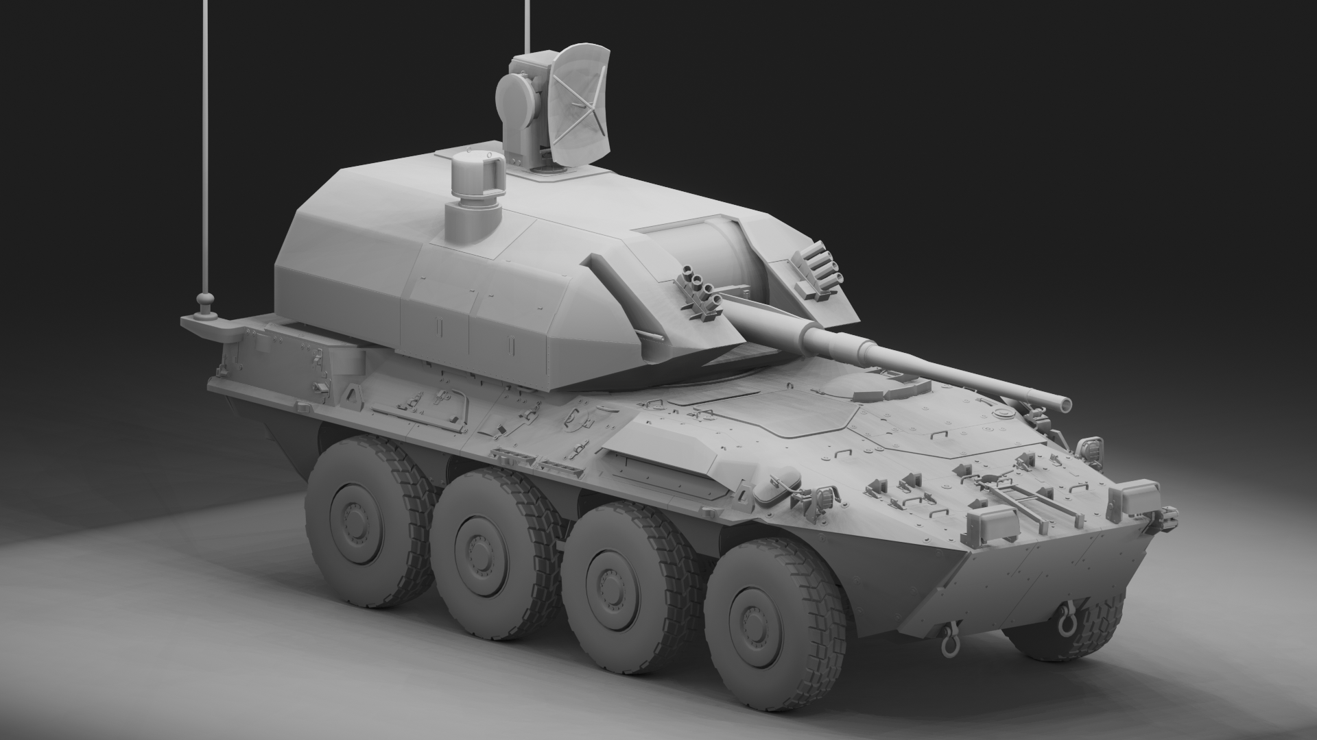 B2 Centauro Draco with 76mm autocannon