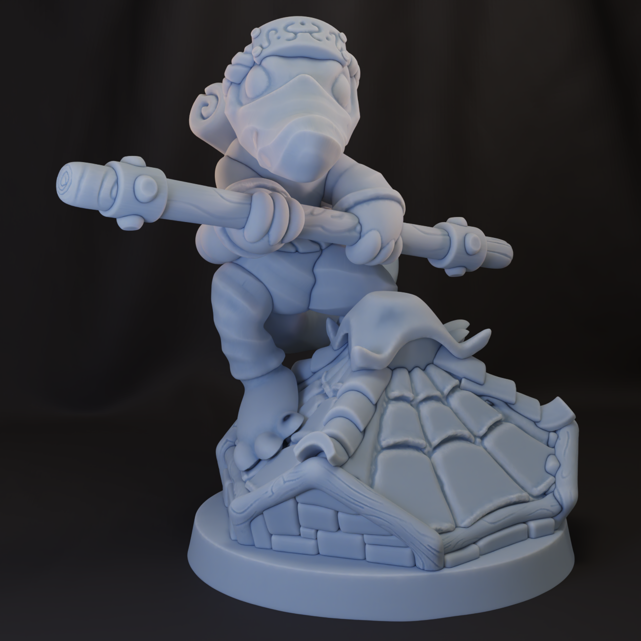 Kobold Ninja with Quarter Staff