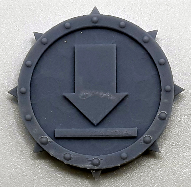 Prone and Stunned Blood Bowl Token