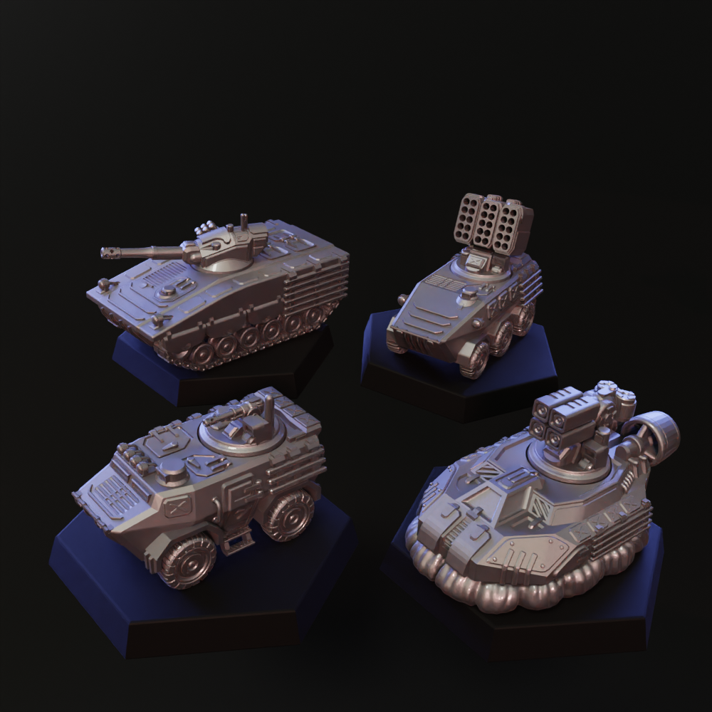 8mm Vehicles Set