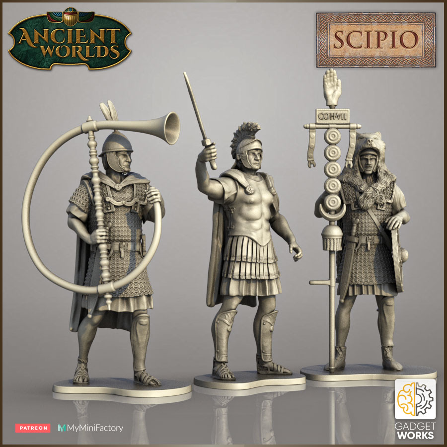 28mm Roman Republican Maniple Command pack