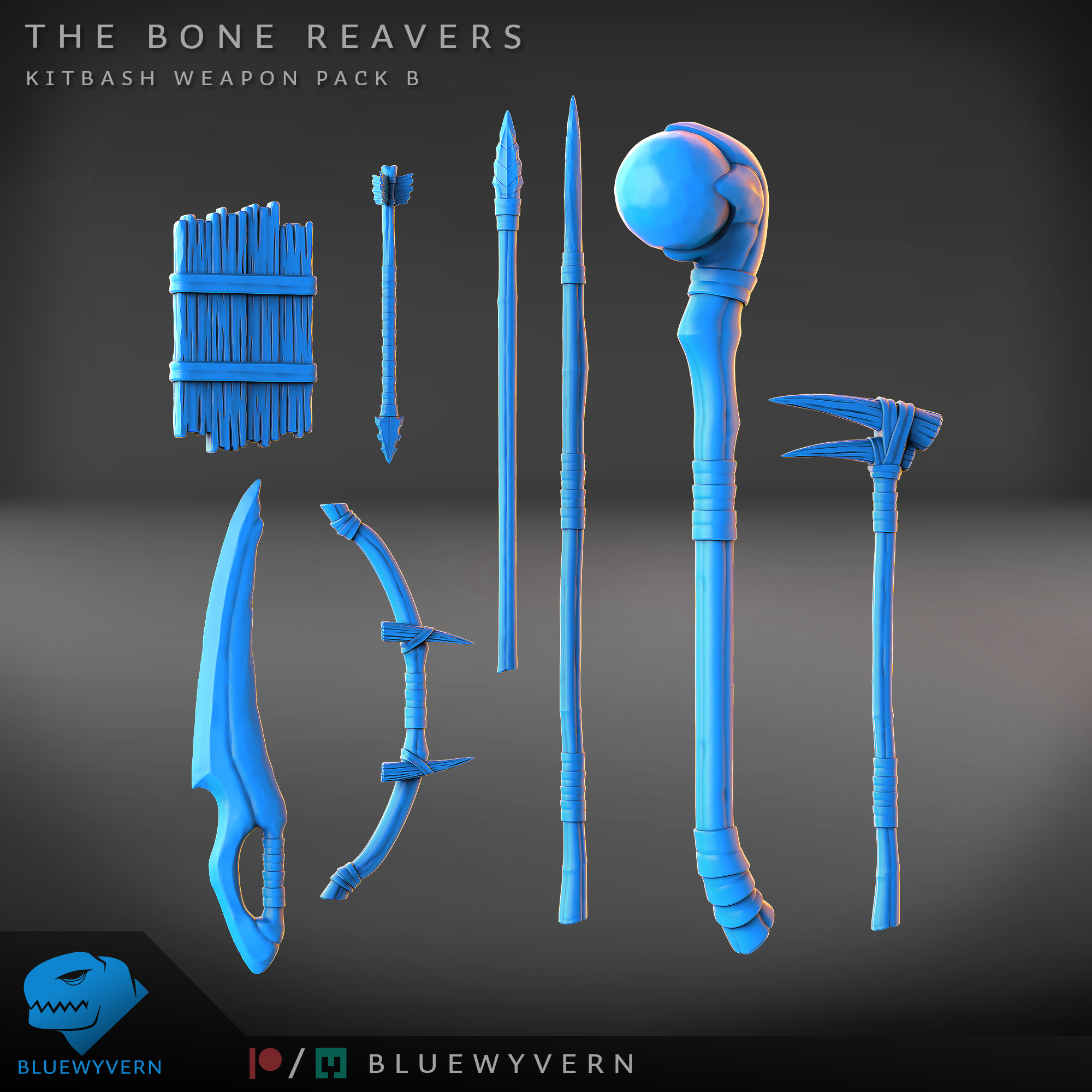 The Bone Reavers - Kitbash Weapon Pack B