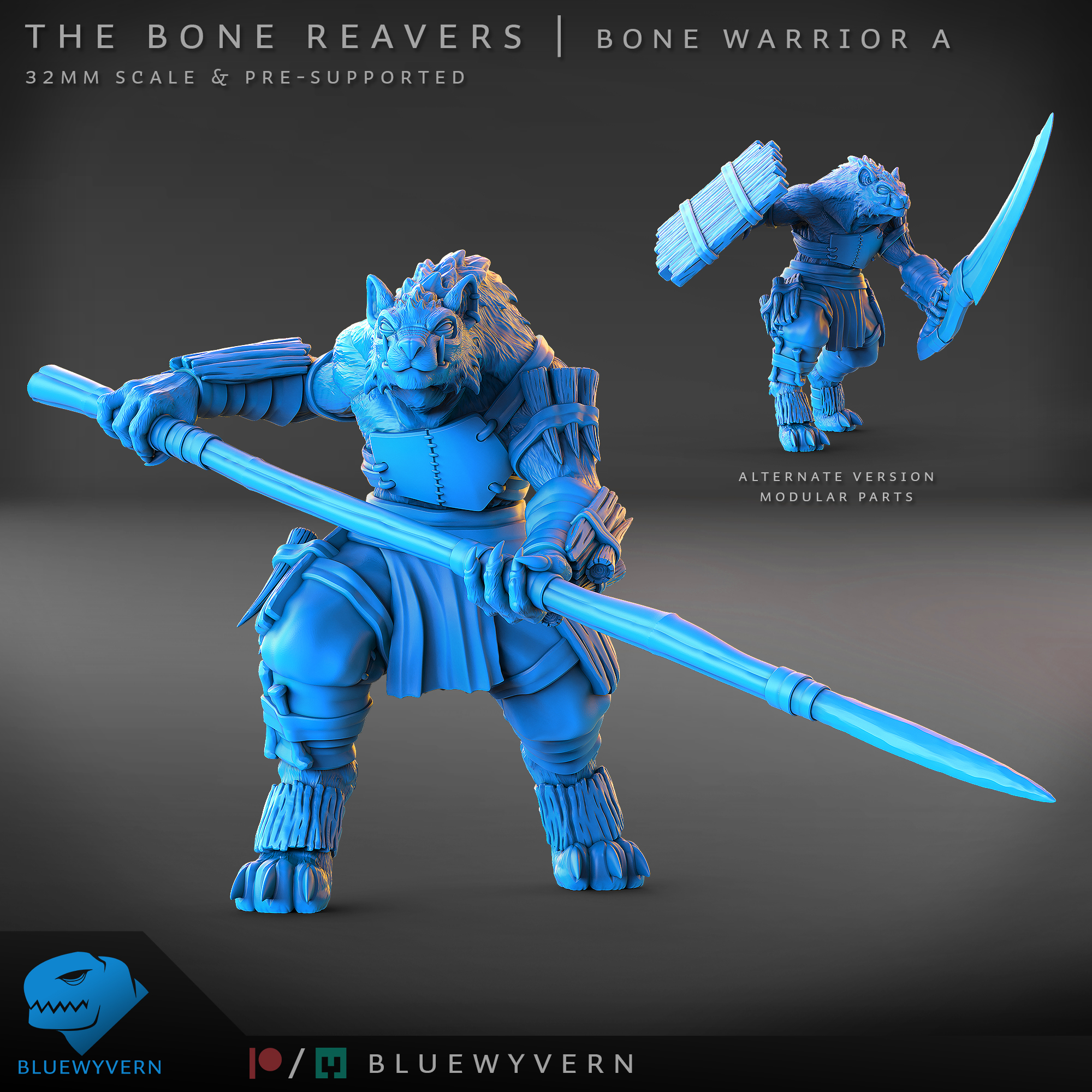The Bone Reavers - Bone Warrior A (Modular)