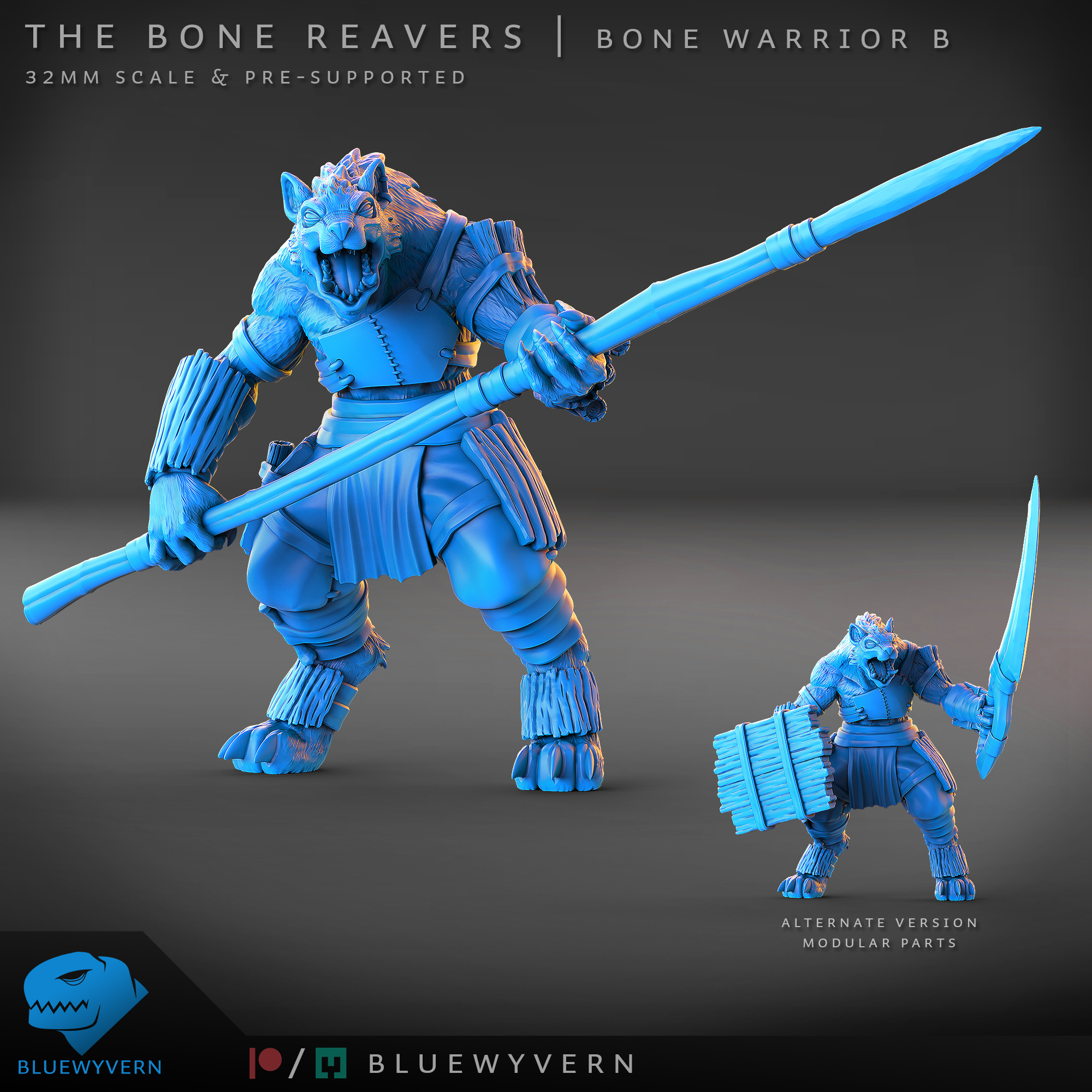 The Bone Reavers - Bone Warrior B (Modular)