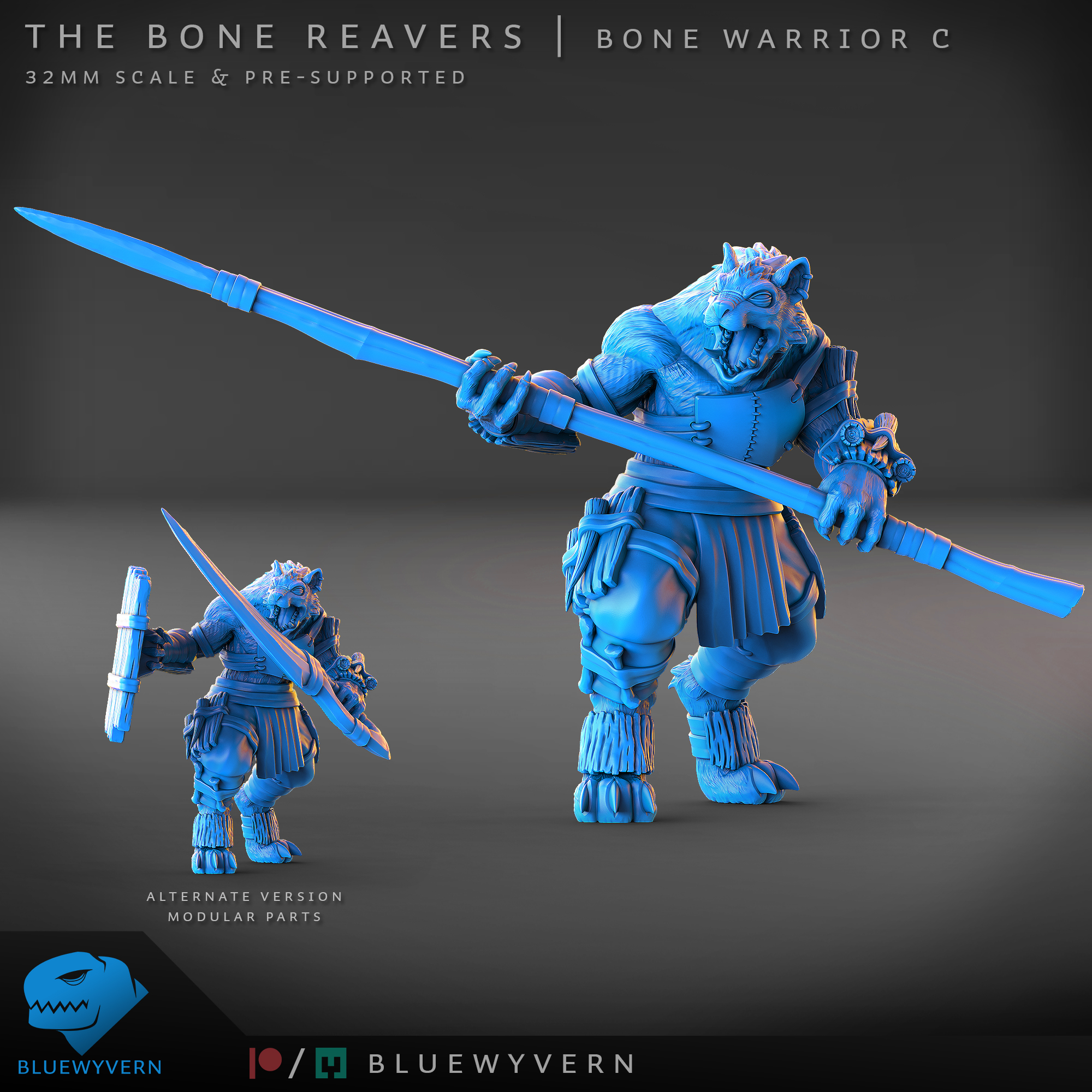 The Bone Reavers - Bone Warrior C (Modular)