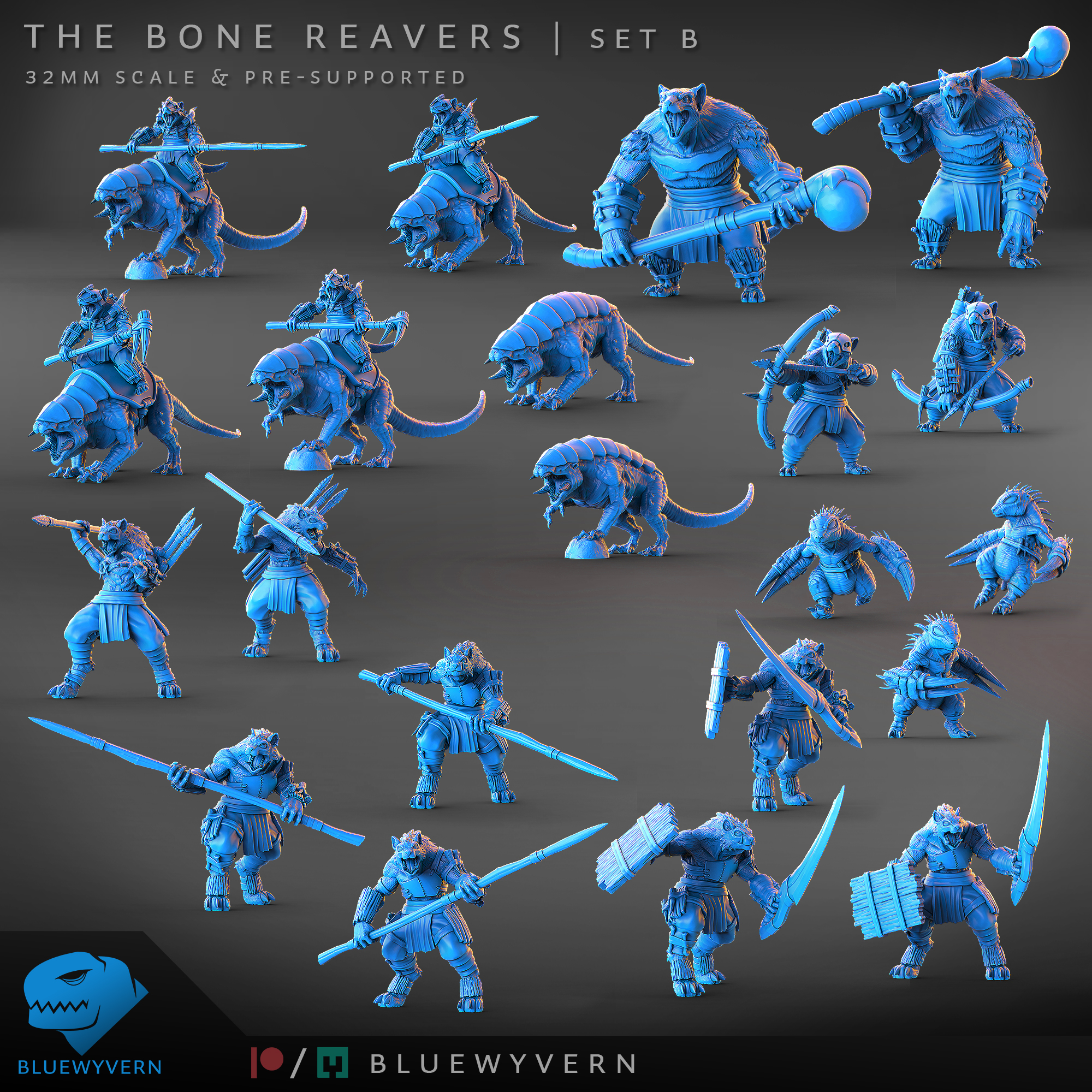 The Bone Reavers - Complete Set B (Modular)