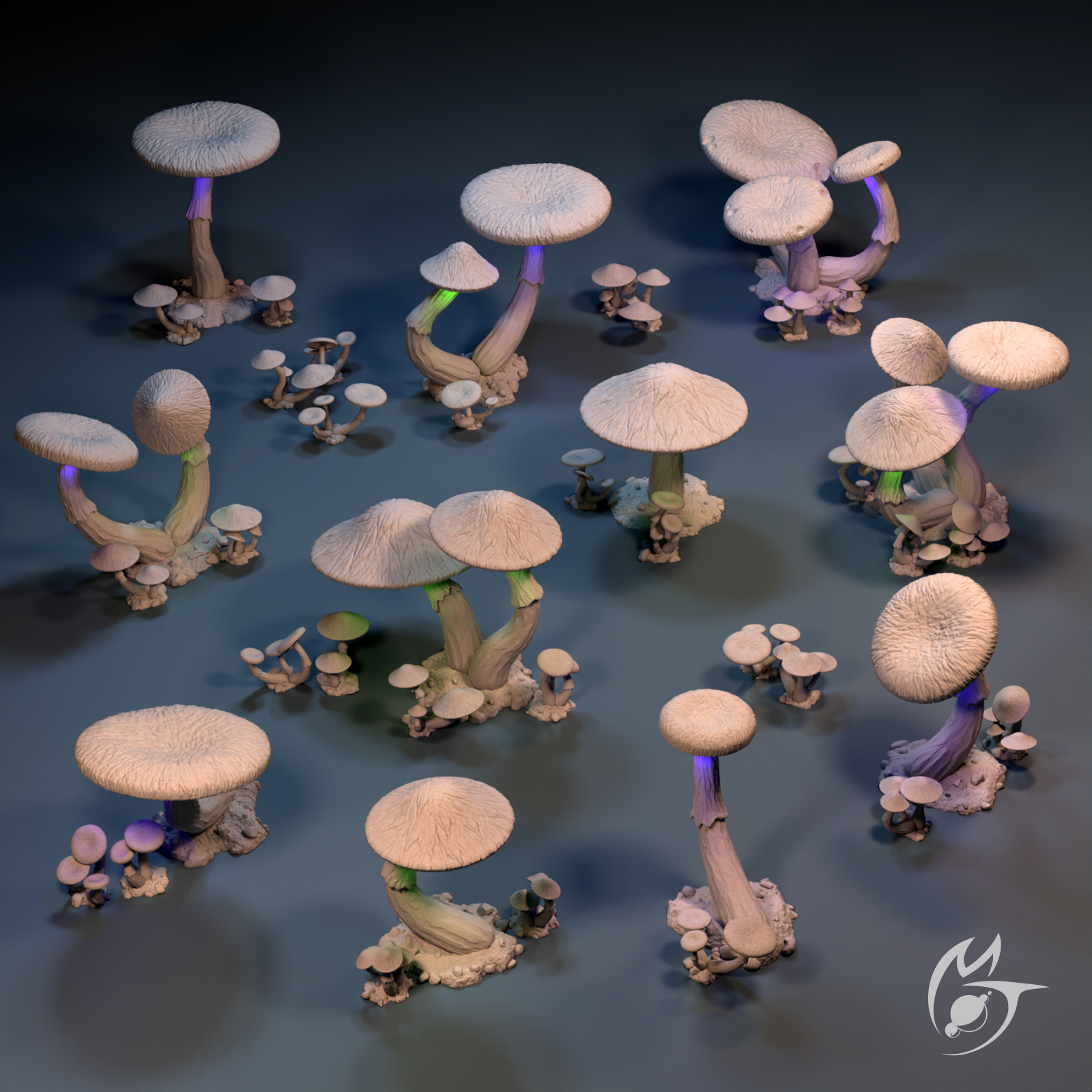 Mushroom Forest - Modular Scatter Terrain