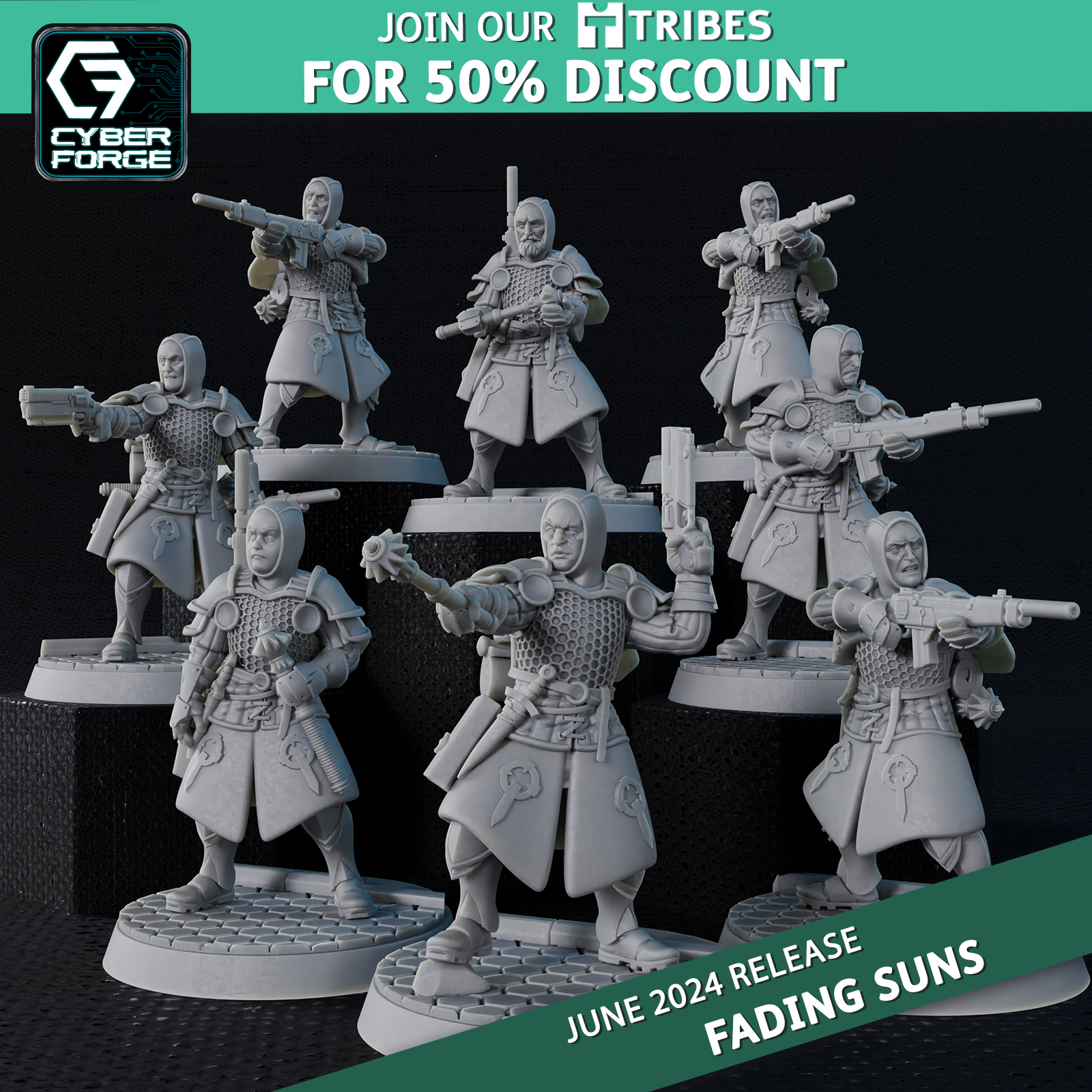 Auxiliary Unit - Fading Suns - Cyber Forge Miniatures June 2024