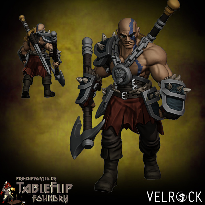 Sanctuary Barbarian (PRESUPPORTED)
