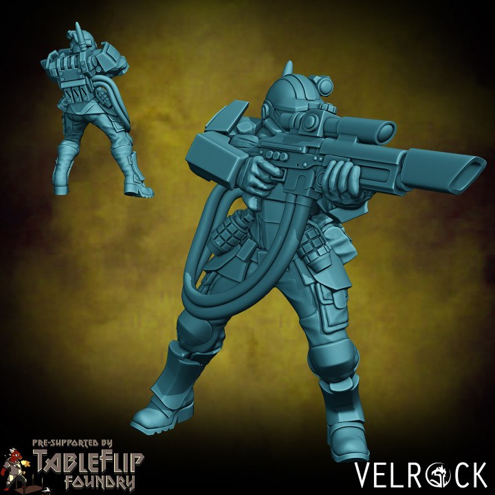 Female Tempest Guardsmen Elite 1 (PRESUPPORTED)